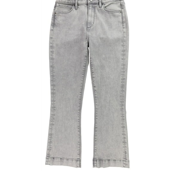 Articles of Society Womens London Flared Cropped Jeans, Grey, 28