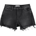 thumbnail image 1 of Articles of Society Womens Meredith Casual Denim Shorts, Black, 26, 1 of 2