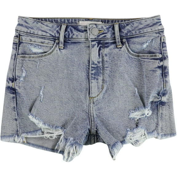 Articles of Society Womens Meredith Casual Denim Shorts, Blue, 27
