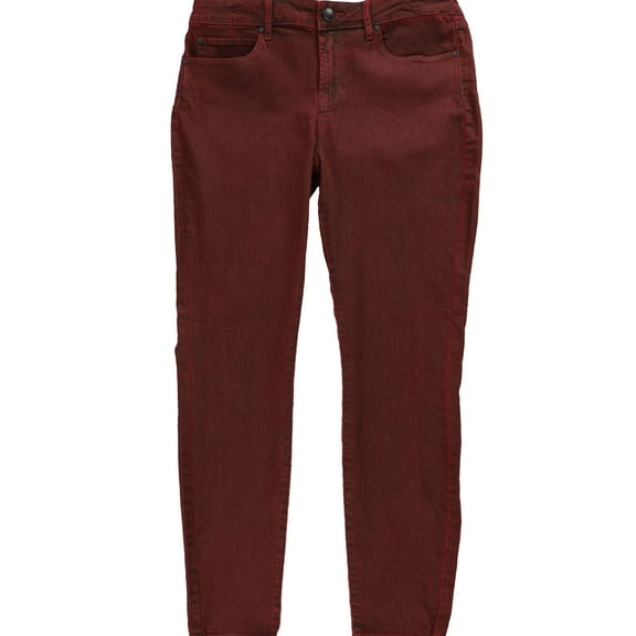 Articles of Society Womens Mya Skinny Fit Jeans, Red, 32
