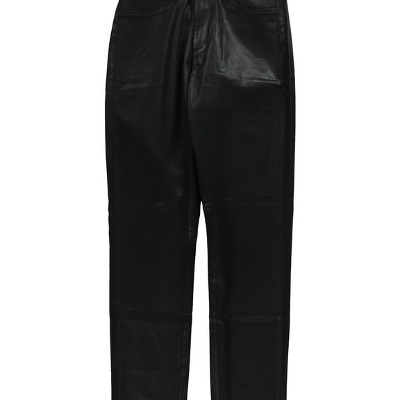 Articles of Society Womens Rene High Rise Straight Leg Jeans, Black, 27