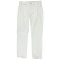 thumbnail image 1 of Articles of Society Womens Rene Straight Leg Jeans, White, 27, 1 of 1