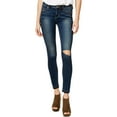 thumbnail image 1 of Articles of Society Womens Sarah Denim Distressed Ankle Jeans, 1 of 2