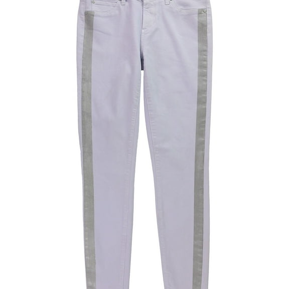Articles of Society Womens Sarah Racing Stripe Stretch Jeans, Purple, 26