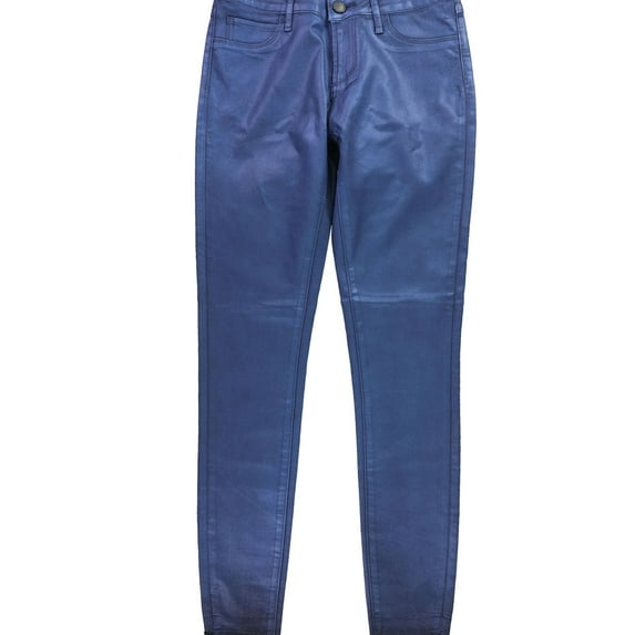 Articles of Society Womens Sarah Release Hem Skinny Fit Jeans, Blue, 26