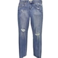 thumbnail image 1 of Articles of Society Womens Step-Hem Skinny Fit Jeans, Blue, 26, 1 of 3