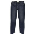thumbnail image 1 of Articles of Society Womens Suzy Step Hem Skinny Fit Jeans, Blue, 26, 1 of 2