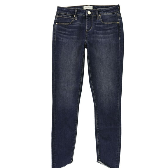 Articles of Society Womens Suzy Step Hem Skinny Fit Jeans, Blue, 26