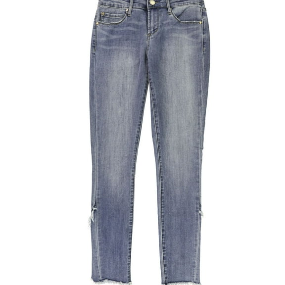 Articles of Society Womens Suzy Step Hem Skinny Fit Jeans, Blue, 26