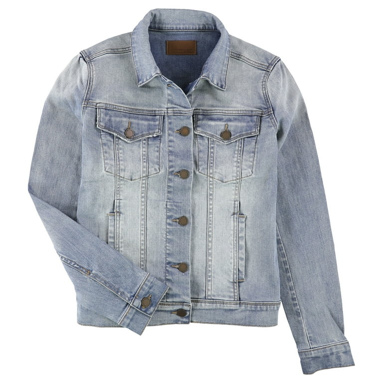 Articles of Society Womens Taylor Jean Jacket Blue Small