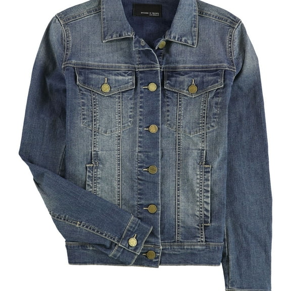 Articles of Society Womens Taylor Jean Jacket, Blue, Small
