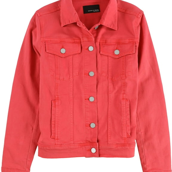 Articles of Society Womens Taylor Jean Jacket, Red, Small