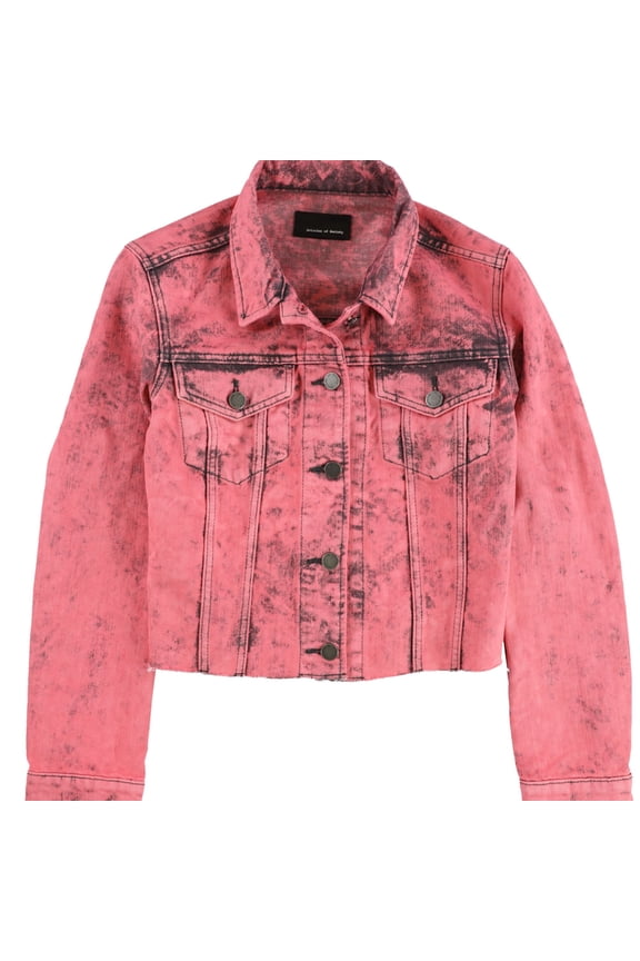 Womens Vegas Jean Jacket, Pink, Small