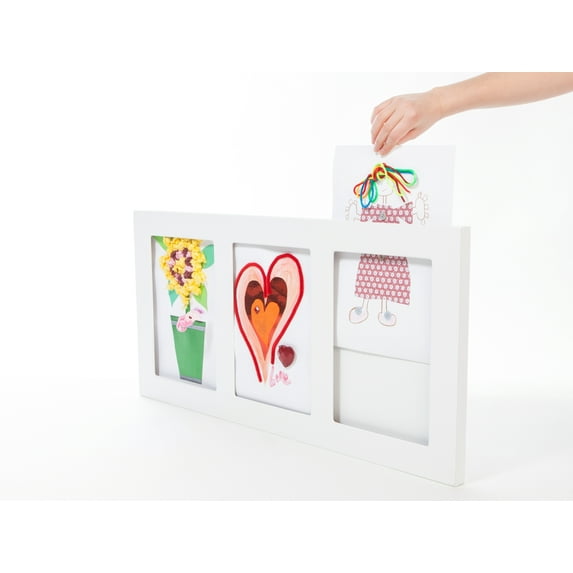 Articulate Gallery Triple 9 x 12 in. kids art frame.