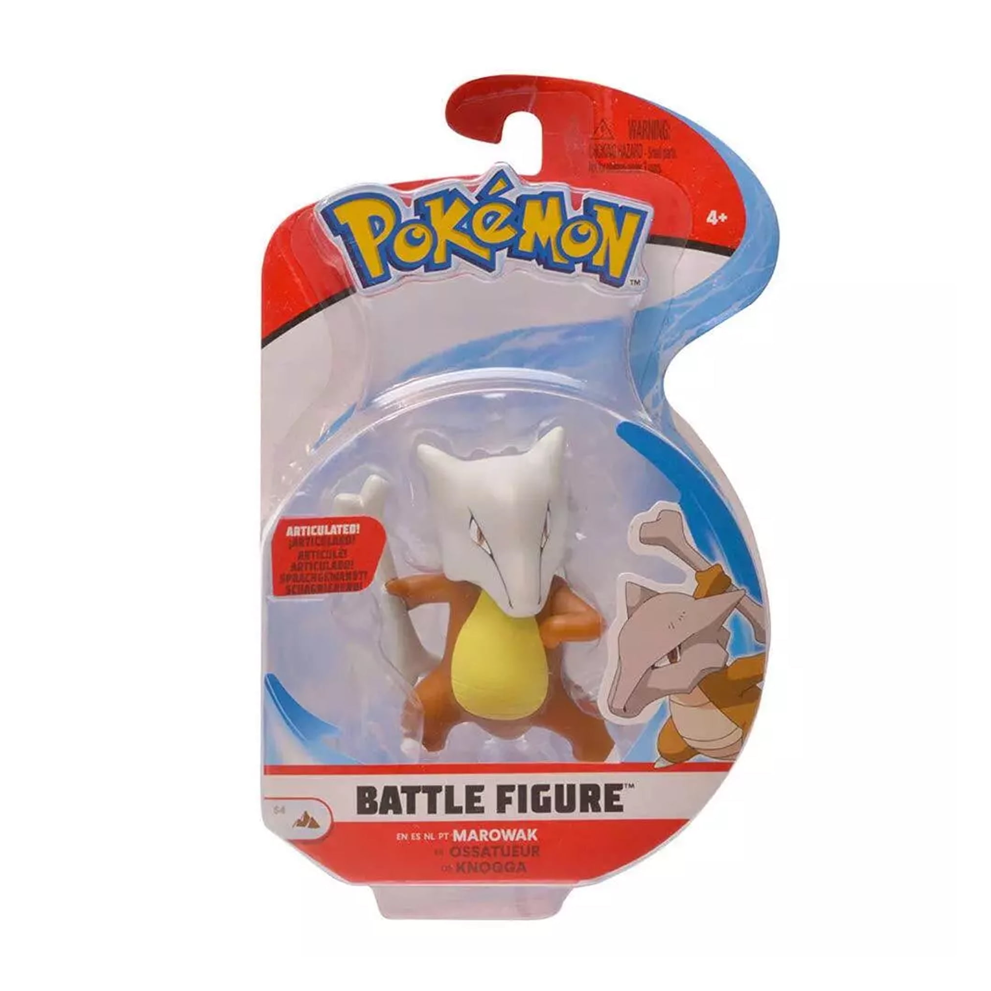 Pokémon Battle Figure Bonecos Squirtle Alolan Marowak Magby