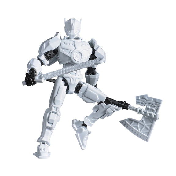 Articulated Action Figure Alien Deluxe Outfit Set Moveable Joints Decompression Robot Figurine Desktop Collector Ornament Holiday Gift