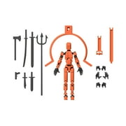Articulated Action Figure Set with Weapons and Accessories Customizable Poseable Model for Artists and Collectors