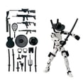 thumbnail image 1 of Articulated Action Figure with Multiple Interchangeable Accessories and Weapons for Customizable Assembly Display, 1 of 3