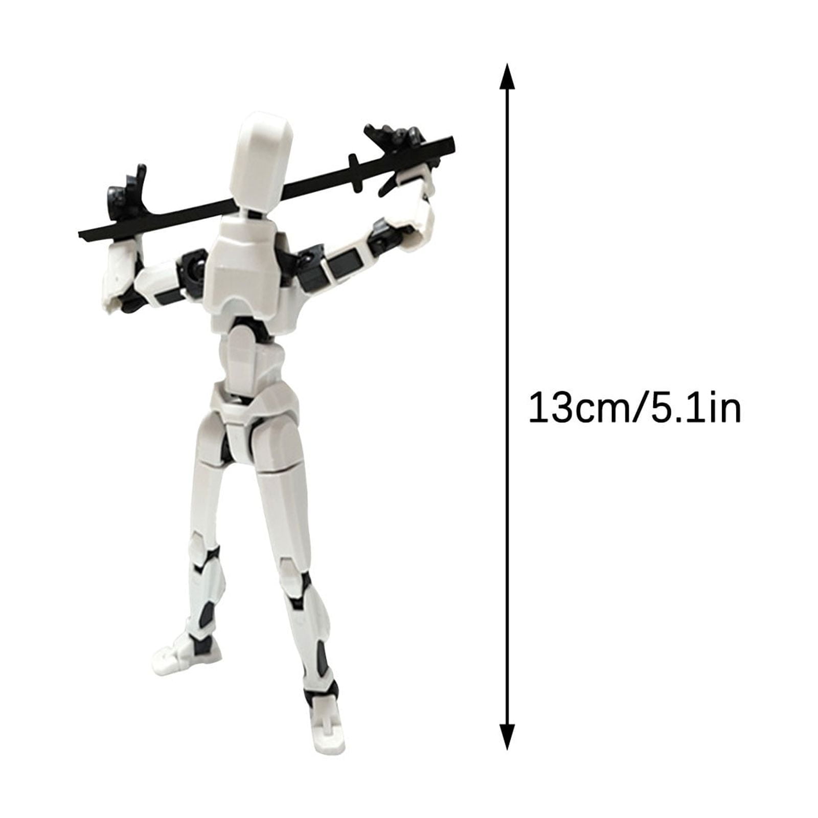 Articulated Action Figures, 3D Printed MultiJointed Movable, Action