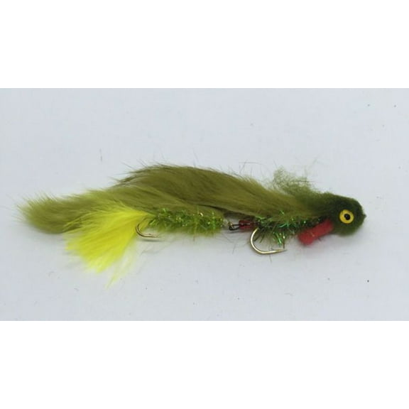 Articulated Butt Monkey - Olive - Articulated Streamer