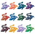 thumbnail image 1 of Articulated Crystal Dragon Decorative Statue Auspicious Mythical Creature 3D Printed Display Model Elegant Home Office Desktop Ornament Blue, 1 of 5