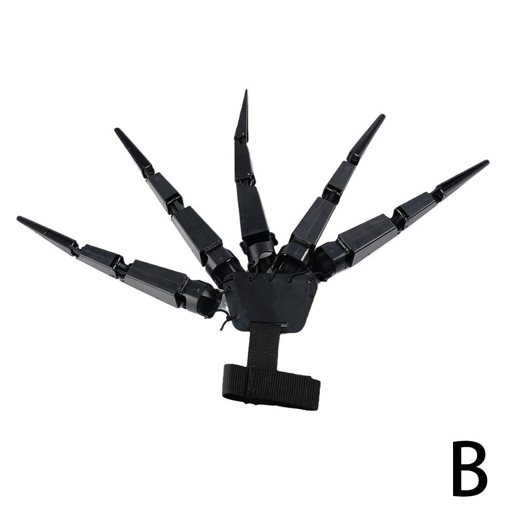Articulated Fingers Long Fingered Ghost Claw Gloves Dres Party Costume