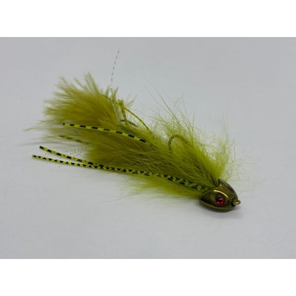 Articulated Headbanger Sculpin - Olive - Articulated Streamer