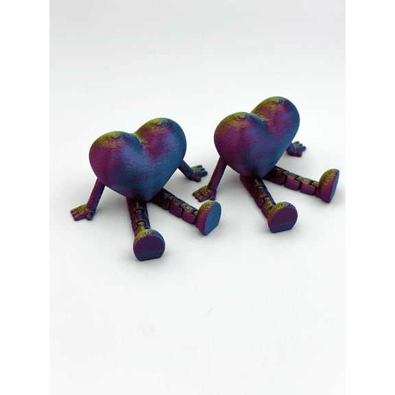 Articulated Heart Couples Gift Flexi Heart Shows Your Mood