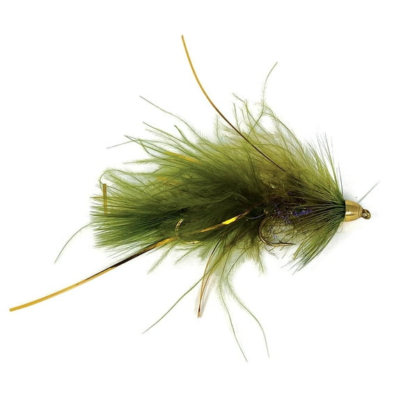 Articulated Leech for Fly Fishing Olive, 4
