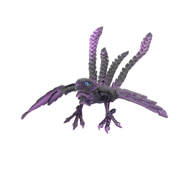 Articulated Phoenixes Figurine with Realistic Eye for Home Decors High Detail 3D Printed Design Collectible Gift