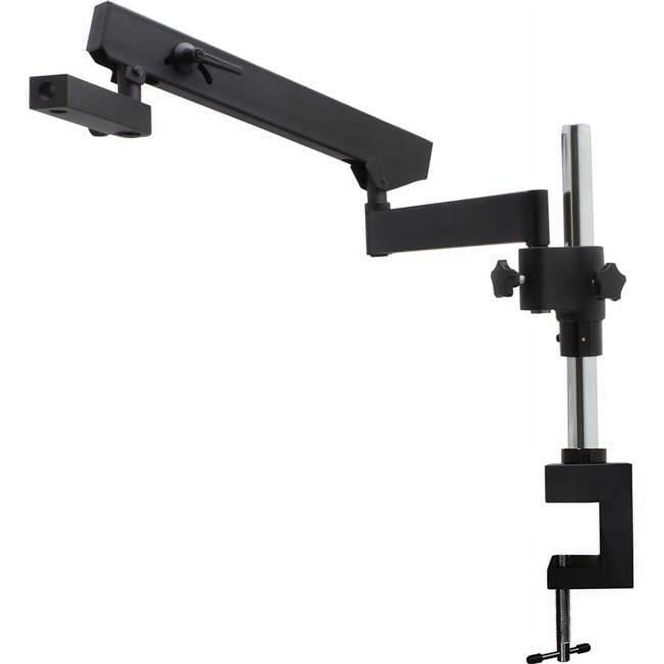 Articulating Arm Stand with Vertical Post & Table Clamp, Black ...
