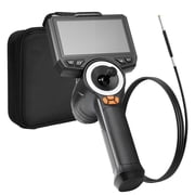 Articulating Borescope with 3.9mm Ultra Slim Lens, 4-Way 360  Endoscope with Light, 4.5-Inch HD IPS Screen, 8X Zoom Inspection Camera for Automotive, Mechanical, Tight Spaces with 4.9FT Cable