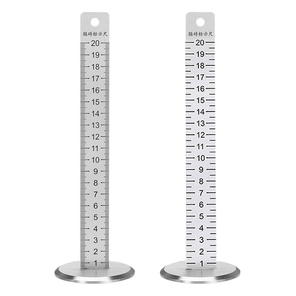 Artifact Leveling Positioning Ruler Metal Ceramic Tool Equal Height Ruler for Bricklayer Lay Floor Tool