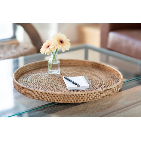 Artifacts Rattan™ Round Serving / Ottoman Tray