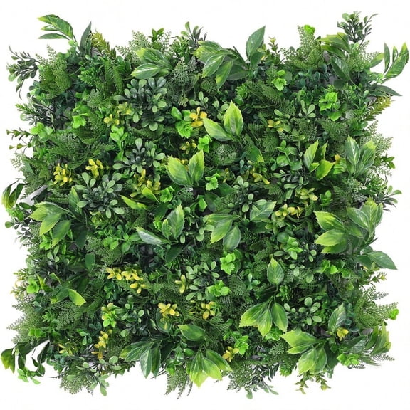 Artifical Grass Wall Backdrop 6PCS 10x10 Boxwood Panels Grass Boxwood Hedge Wall Panels Greenery UV Protected Artificial Grass Wall Decor for Party Wedding Backyard Indoor Outdoor