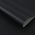 thumbnail image 1 of Artifical Leather Upholstery Fabrics Waterproof Semi Perforated Fish Scale Backing Black 24"x 54", 1 of 5