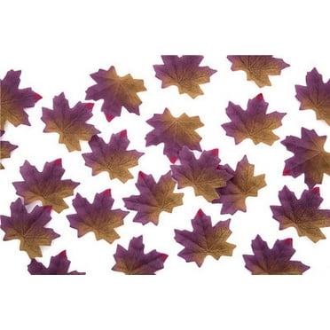 Artifical Maple Leaves Fall Colored Artifical Silk Leaves for Chistmas Party, Art Scrapbooking, Wweddings, Autumn Party, Events and Decorating