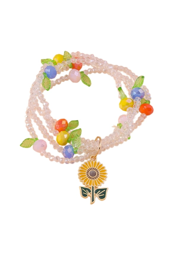 Artificer Crafted Floral Freshwater Pearls Bead Adjustable Styles Bracelet For Everyday Casual Wear