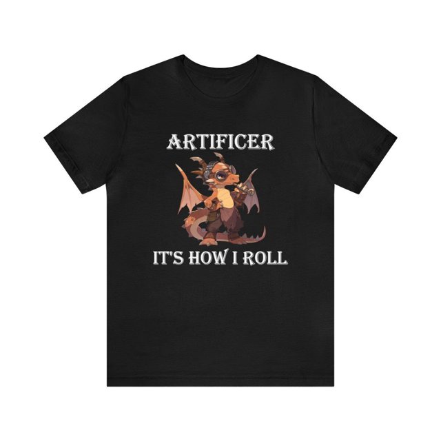 Artificer It's How I Roll (Mythical Mayhem RPG Dragon) TShirt