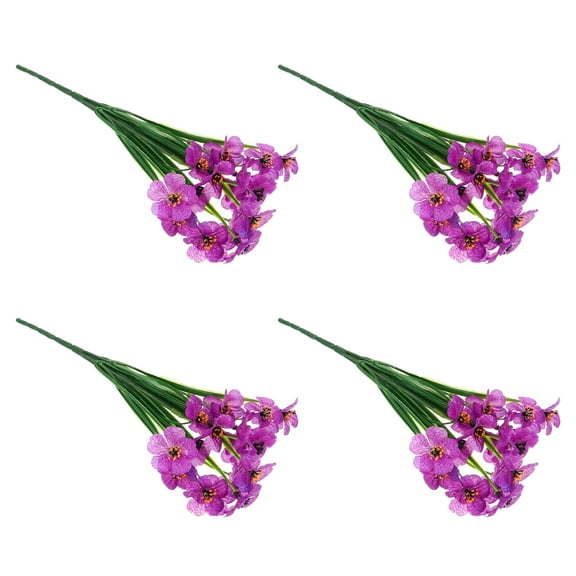 Artificial African Violets Fake Flowers Decorative Fresh Atmosphere Decorations