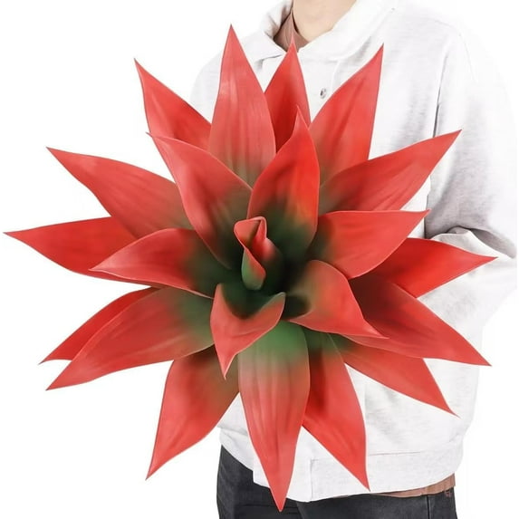 Artificial Agave Plant Set - Realistic UV Resistant & Low Maintenance, Lifelike Fake Plants for Indoor Outdoor Home Decor