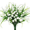 thumbnail image 1 of Artificial All Ages Breath Flowers Faux Gypsophila Fake Spring Floral Bouquets Uv Resistant Long Lasting Greenery Decor for Wedding Party Home Garden Indoor Outdoor 8 Pack, 1 of 7