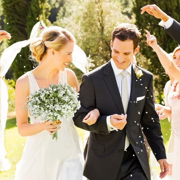 Artificial Amaryllis Flower Bouquet Yellow Blue Green White | Foam Home & Wedding Decoration | 12.6" Lifelike Plastic Floral Arrangement | Long-Lasting, Eco-Friendly Ornament