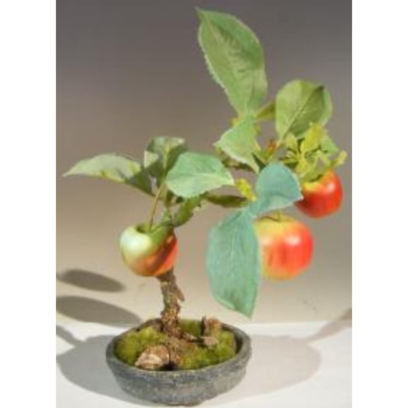 Artificial Apple Bonsai Tree Plant