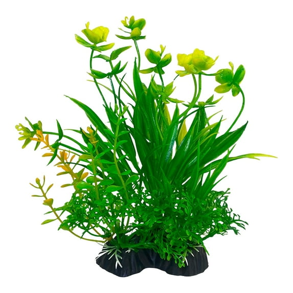 Artificial Aquarium Plants Decoration Fish Tank Ornaments No Plant Required Safe For All Creatures Weighted Base Stable Standing Long Lasting Color Underwater World