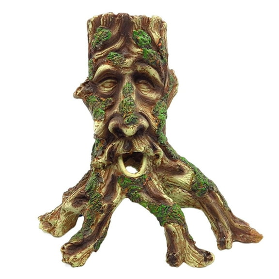 Artificial Aquarium Tree Trunk Hideout Cave Landscaping for Fish Tank Decoration