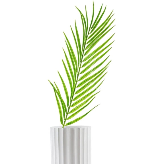 Artificial Areca Palm Leaves Realistic Lightweight Flexible Tropical Faux Greenery for Event Home Styling