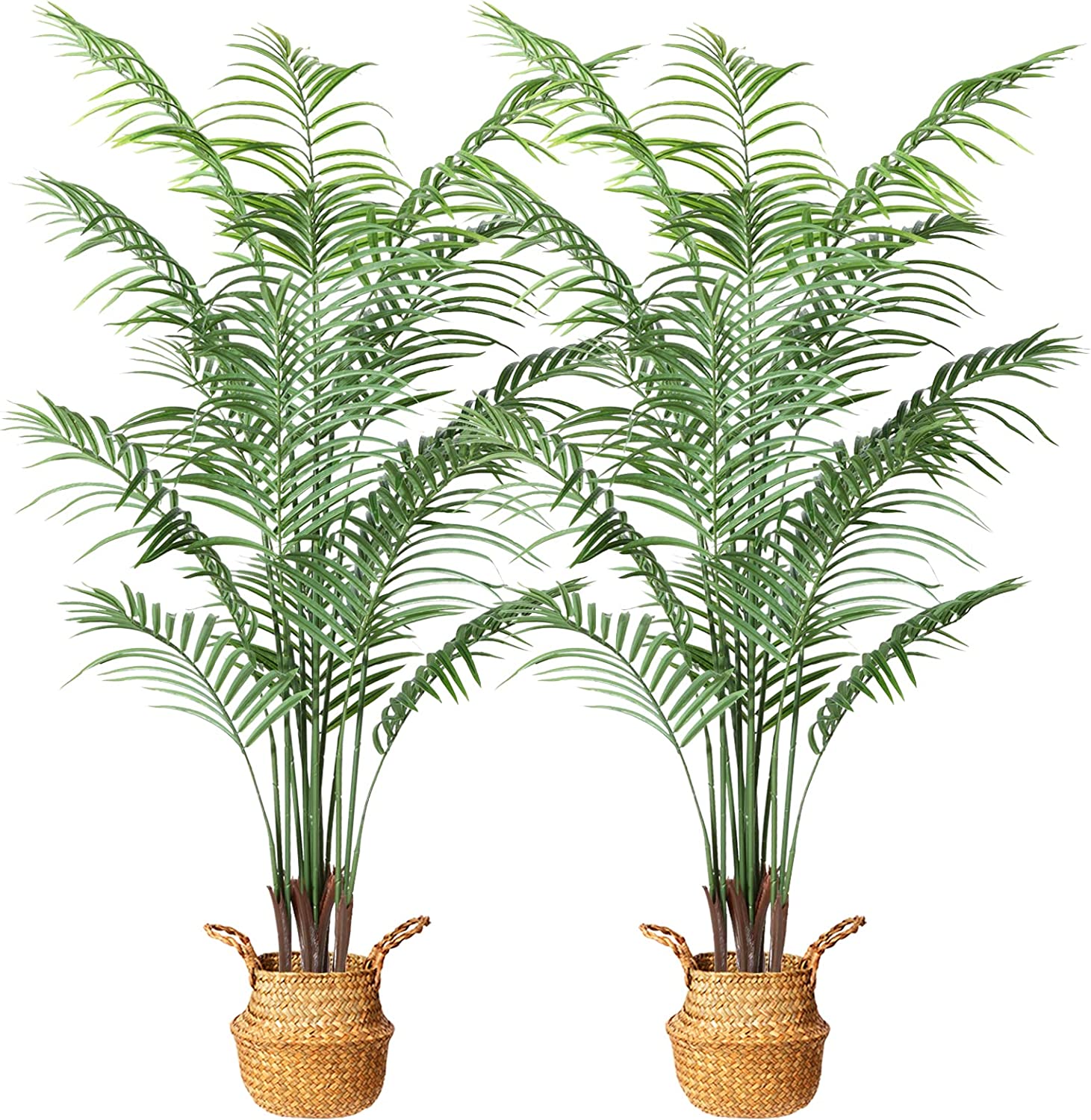 Artificial Areca Palm Tree 5.5Feet Fake Tropical Palm Plant and