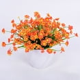 thumbnail image 1 of Artificial Artificial Flowers, Small Wild Chrysanthemum, Small Daisy Orange Fake Flowers, 1 Artificial Flower Fake Flowers Small(Plastic, One Size), 1 of 2