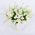 thumbnail image 1 of Artificial Artificial Flowers, Small Wild Chrysanthemum, Small Daisy White Fake Flowers, 1 Artificial Flower Fake Flowers Small(Plastic, One Size), 1 of 2